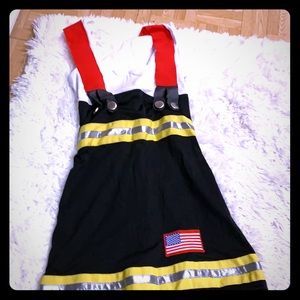 Leg Avenue Women's XS fire fighter costume Dress